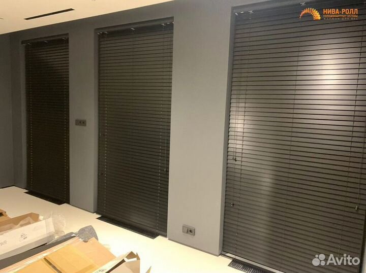 Деревянные жалюзи производство и монтаж