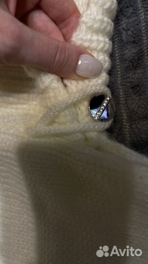 Капор белый новый