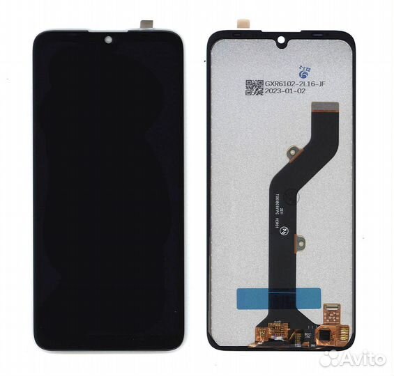 Дисплей для Tecno Pop 5 черный