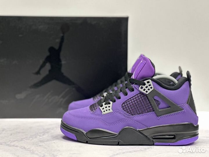 Кроссовки Nike Air Jordan 4 Смехм - Качество: luxe