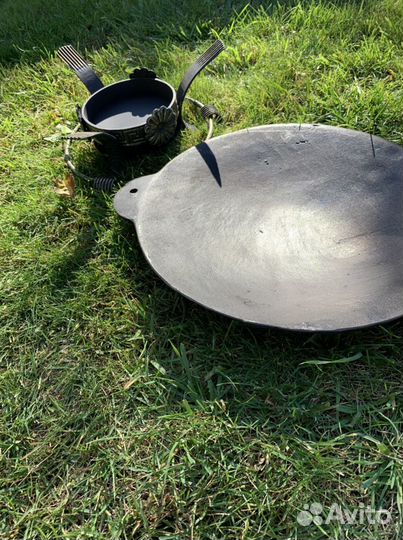 Садж чугунный 43 см диаметр