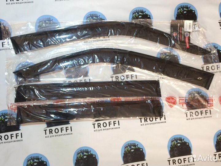 Дефлекторы (ветровики) Nissan Navara 2 D40 Навара