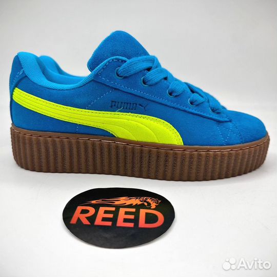 Puma Fenty x Wmns Creeper Phatty 'Speed Blue Lime'