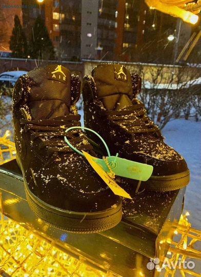 Кроссовки Nike Air Jordan тёплые (Арт.87125)