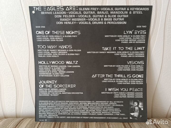 Eagles – One Of These Nights (оригинальный винил)