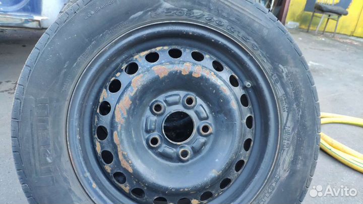 4 колеса с зимней резиной + летняя резина 5х114