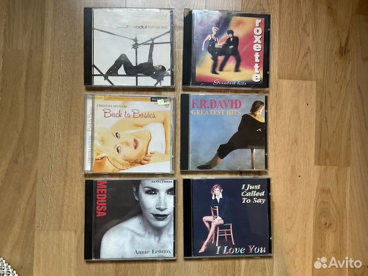 Музыка на CD:Madonna, Аguilera,Roxette, Abdul