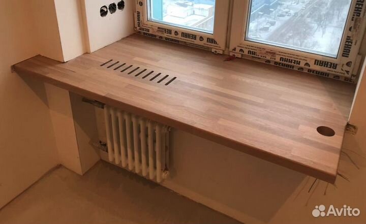 Подоконник деревянный