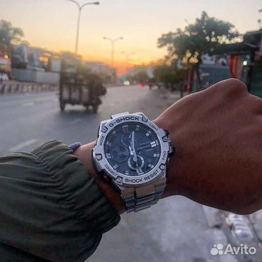 Casio G-shock GST-B100d-1A Bluetooth 4.0 сол.бат
