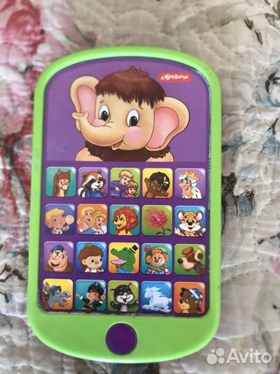 Детский планшет, телефон и музыкальный грузовичок