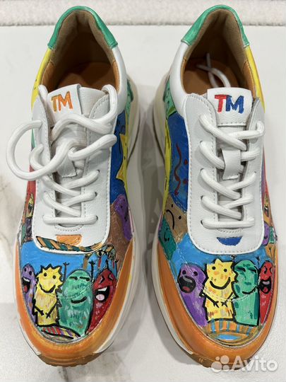 Кроссовки ручная роспись