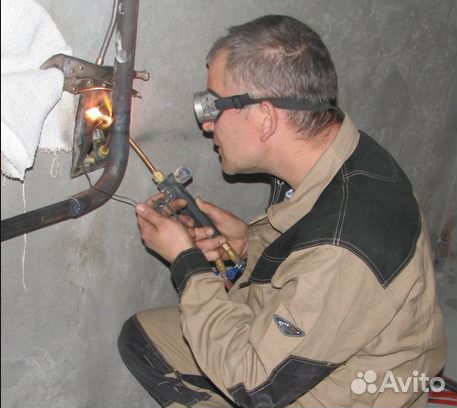 Сварочные и сантехнические работы.Газосварка
