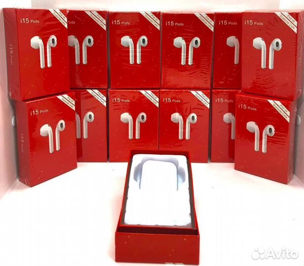 Беспроводные bluetooth наушники i15 оптом