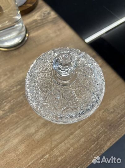 Конфетница с крышкой Lefard muza crystal 250 мл