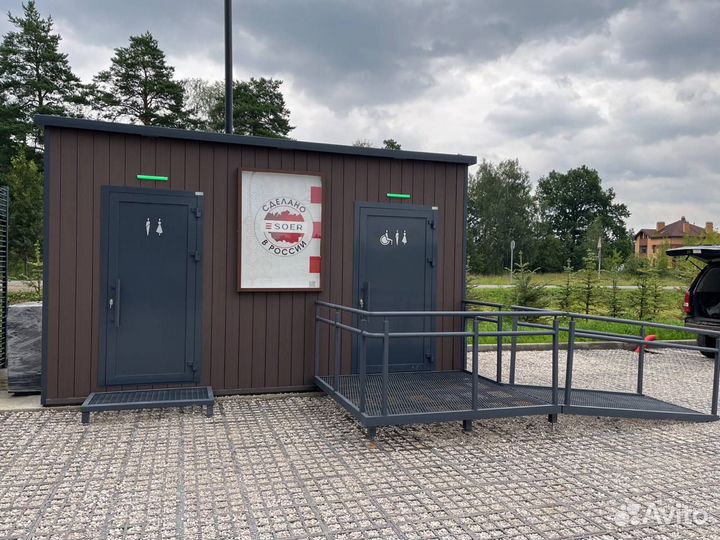 Туалетный модуль уличный туалет для парков