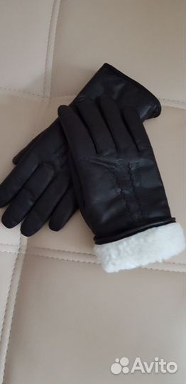 Перчатки женские зимние натуральная кожа и мех