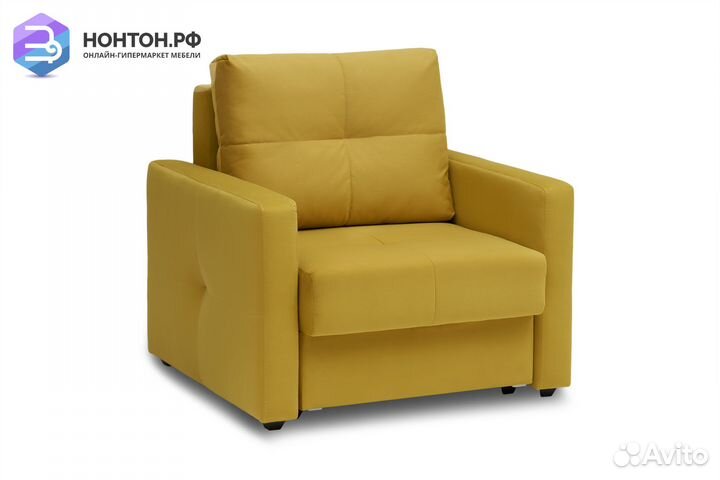 Кресло еврокнижка Вита горчичное