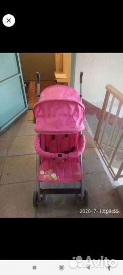 Детские санки коляска с колесами