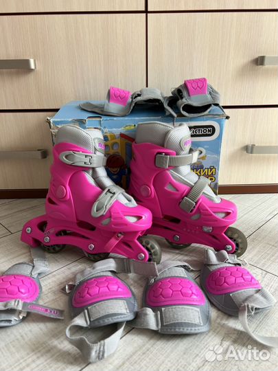 Ролик раздвижные детские 28 31 размер