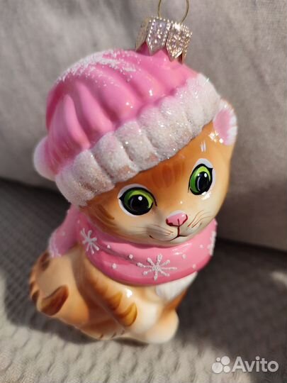 Ёлочные игрушки Ариель котик