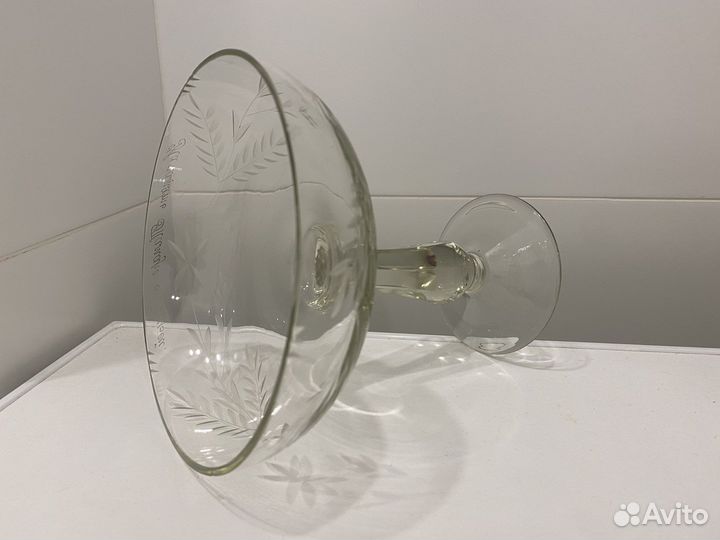 Фруктовница на ножке СССР - Тамаре от друзей