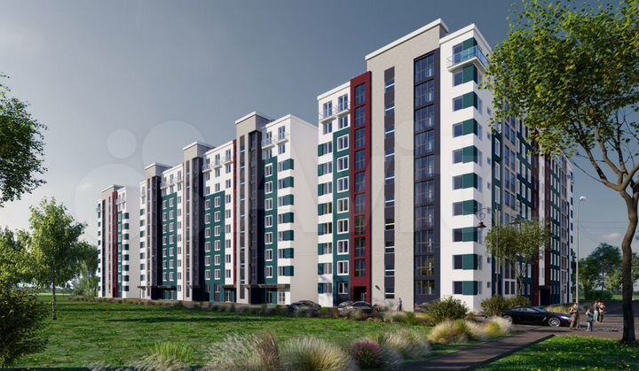 2-к. квартира, 58,7 м², 9/10 эт.