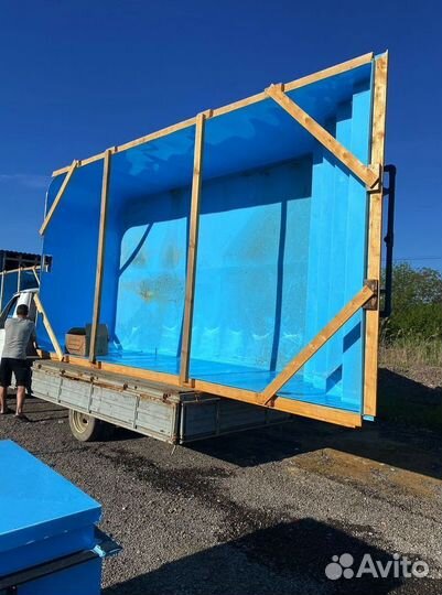 Бассейн из полипропилена 6м*3м*1,5м