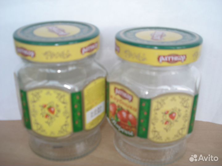 Банки стеклянные 0,4л, 0,35л, 0,3л, 0,26л, 0,18л