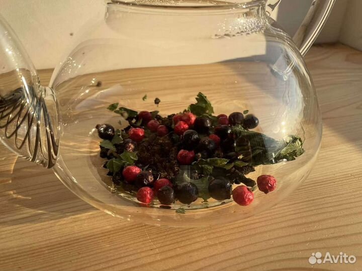 Иван-чай со смородиной 500грамм, ягоды, много ягод