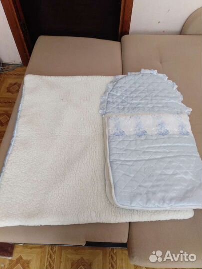 Конверт на выписку осень-зима для мальчика