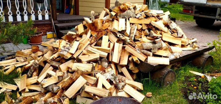 Дрова Березовые сухие с доставкой в Приозерск любо