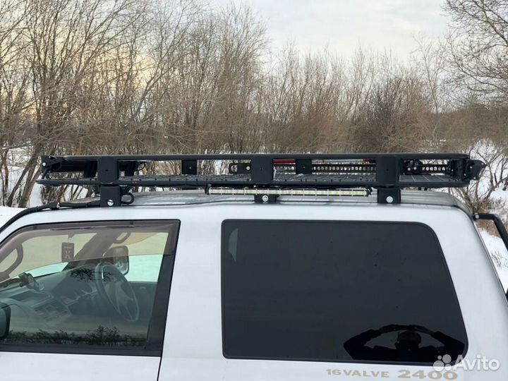 Экспедиционный багажник на крышу Митцубиси Паджеро