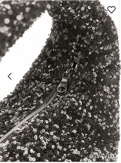 Сумка с блестками arket оригинал