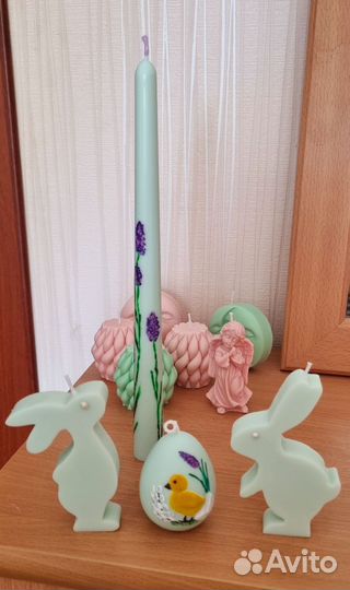 Свечи ручной работы из соевого воска