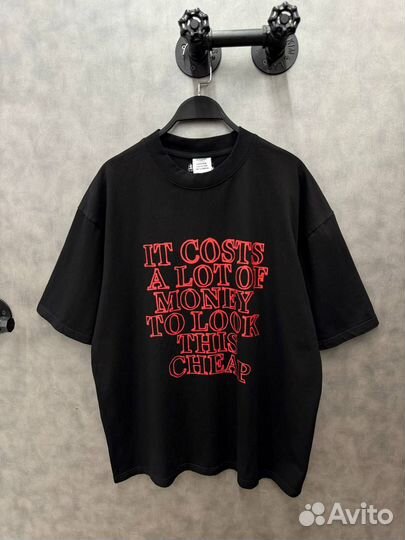 Vetements футболка оверсайз