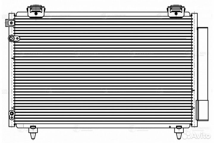 Радиатор кондиционера Тойота Авенсис