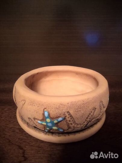 Горшки керамические и пластиковые, б/у