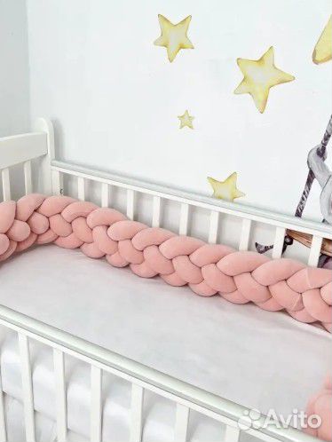 Балдахин и бортики в кроватку новорожденного