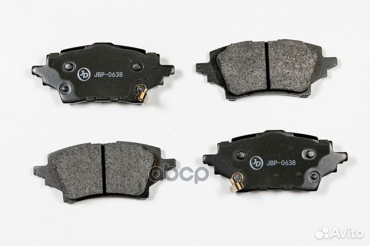 Колодки тормозные дисковые, задние JBP0638 Just