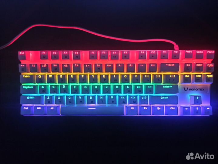 Игровая механическая клавиатура vorotex K87S 80% T