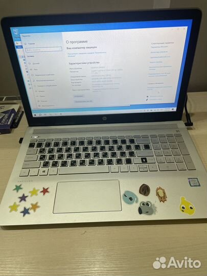 Ноутбук hp, 8Gb, i5-7gen, 1tб