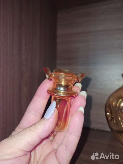 Набор графин, рюмки, ваза, конфетница