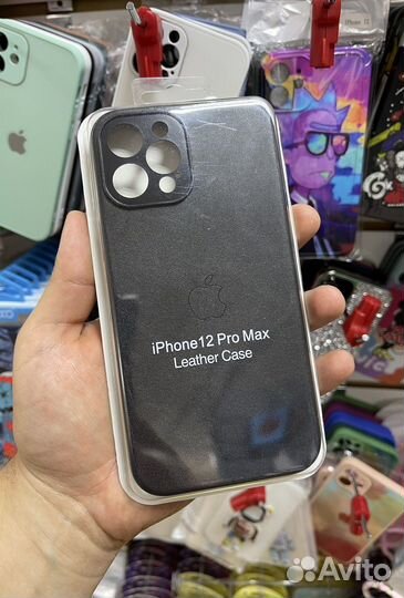 Кожаные чехлы для iPhone 12/12pro/12pro max