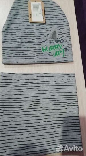 Комплект шапка и снуд 50-52