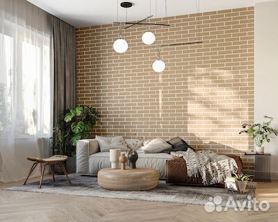 Гибкий кирпич, декоративное покрытие амк, цвет 101