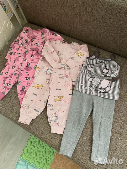 Вещи пакетом на девочку 80-86