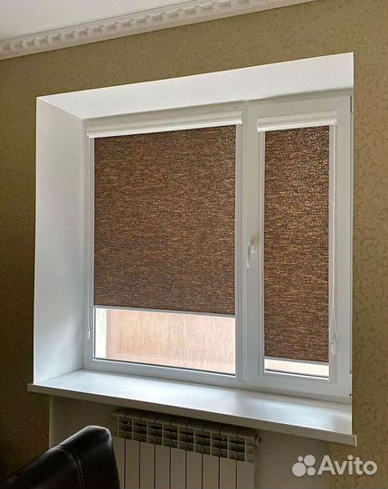 Рулонные шторы зебра