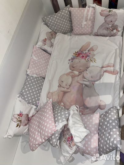 Бортики в детскую кроватку