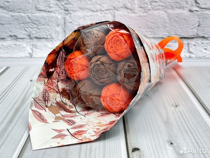 Шоколадные пионы (2 вида шоколада)