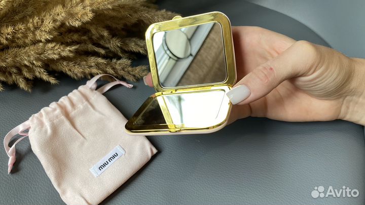 Зеркало карманное Miu Miu новое